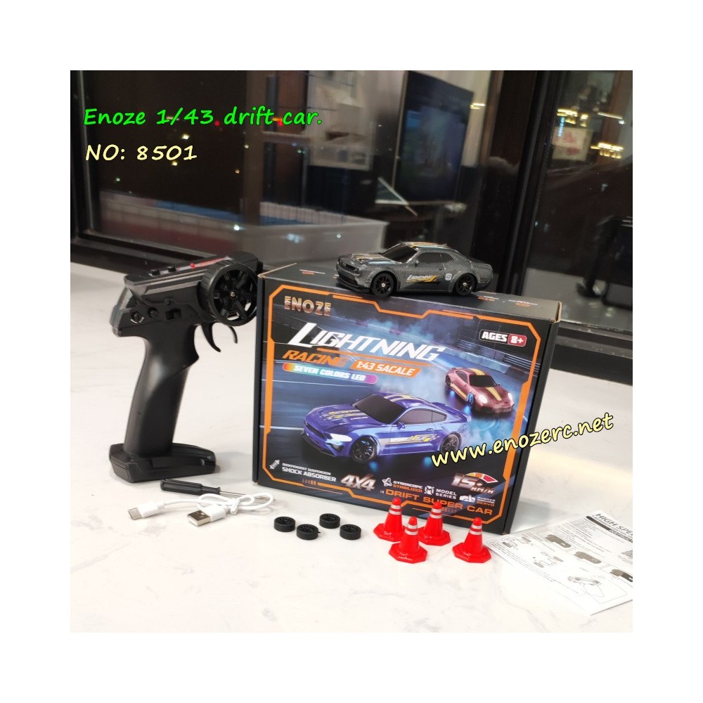 Enoze 8501 1/43 Full Scale 2.4G 4WD Mini Remote Control Drift Car For Kids And Adults Enoze 8501 1/43 Full Scale 2.4G 4WD Mini Remote Control Drift Car For Kids And Adults