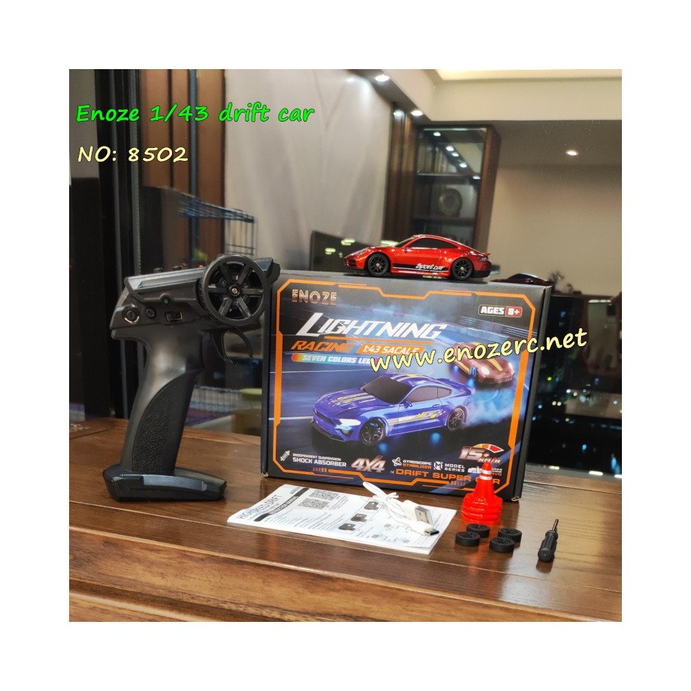 enoze 8502 rc drift car with gyro 1/43 scale enoze 8502 rc drift car with gyro 1/43 scale