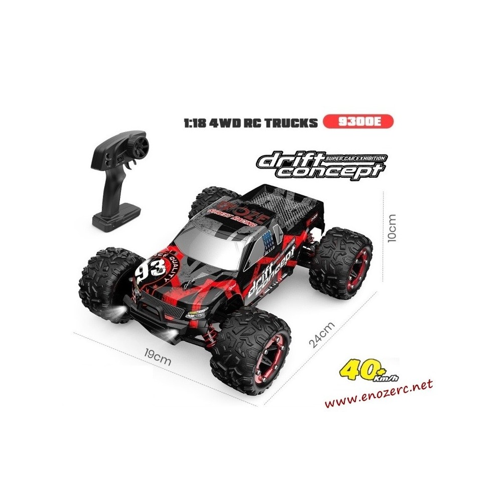 Enoze 9300e rc truck-red