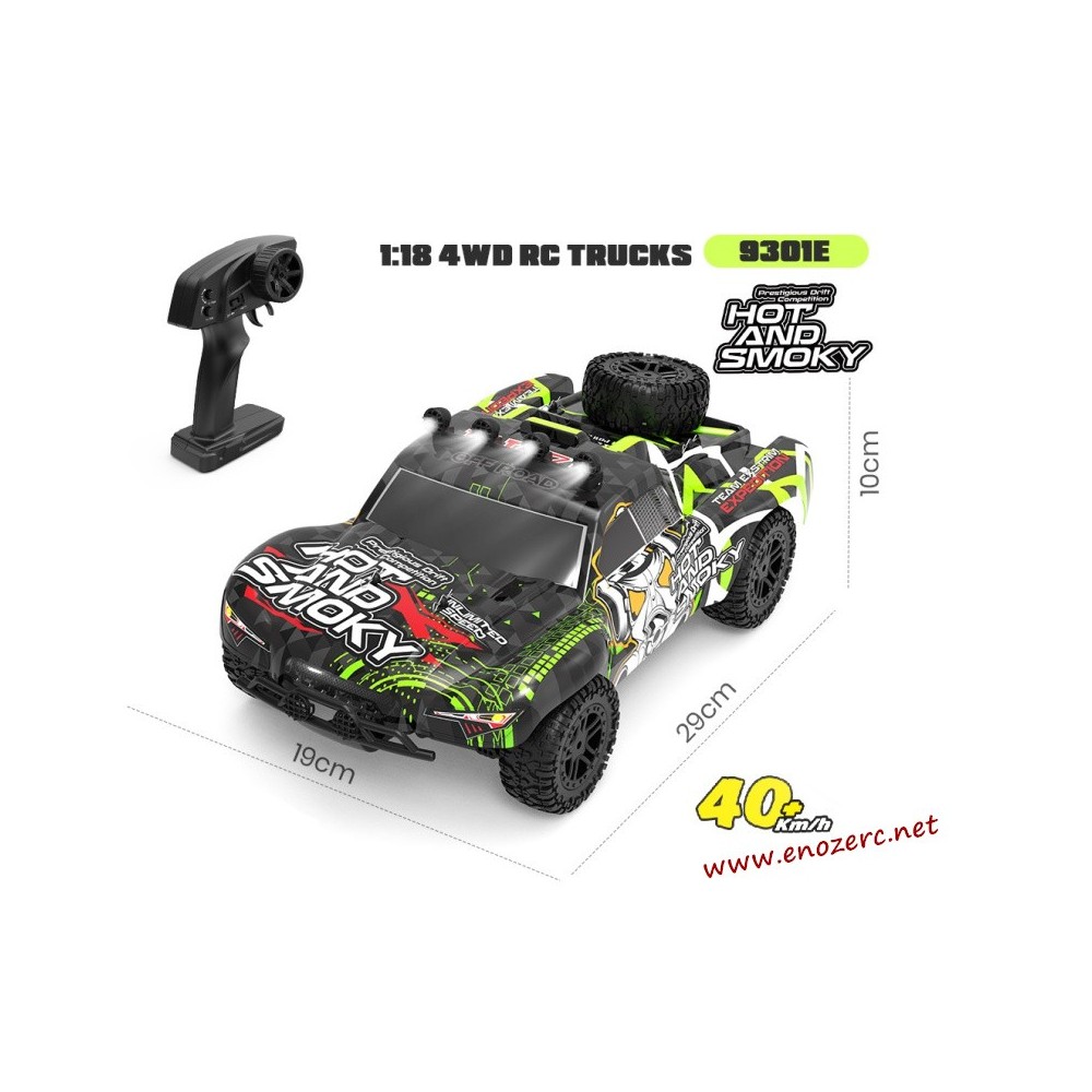 Enoze 9301E rc truck-green