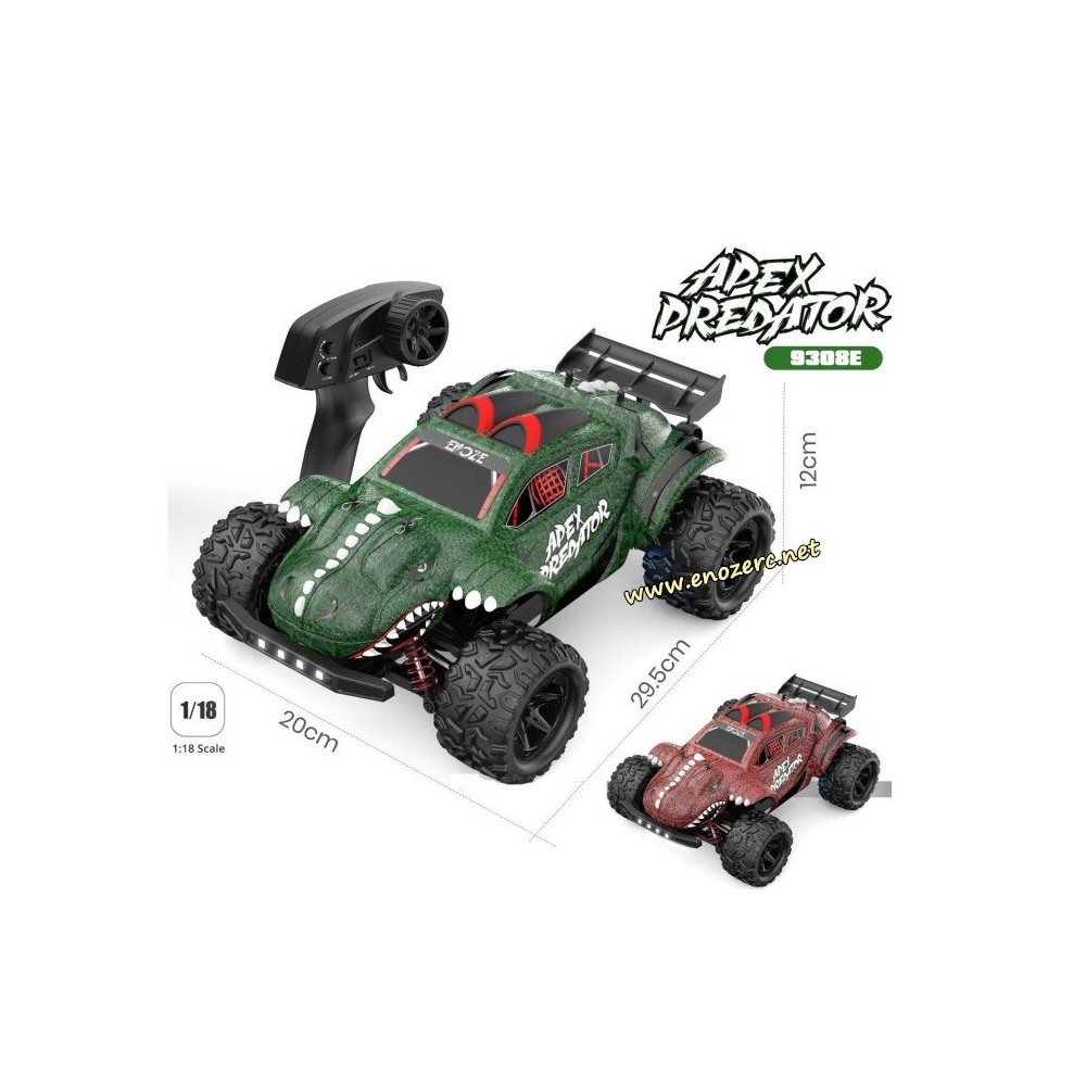 Enoze 9308E 1/18 Full Scale 4WD Remote Control Dinosaur High Speed Car