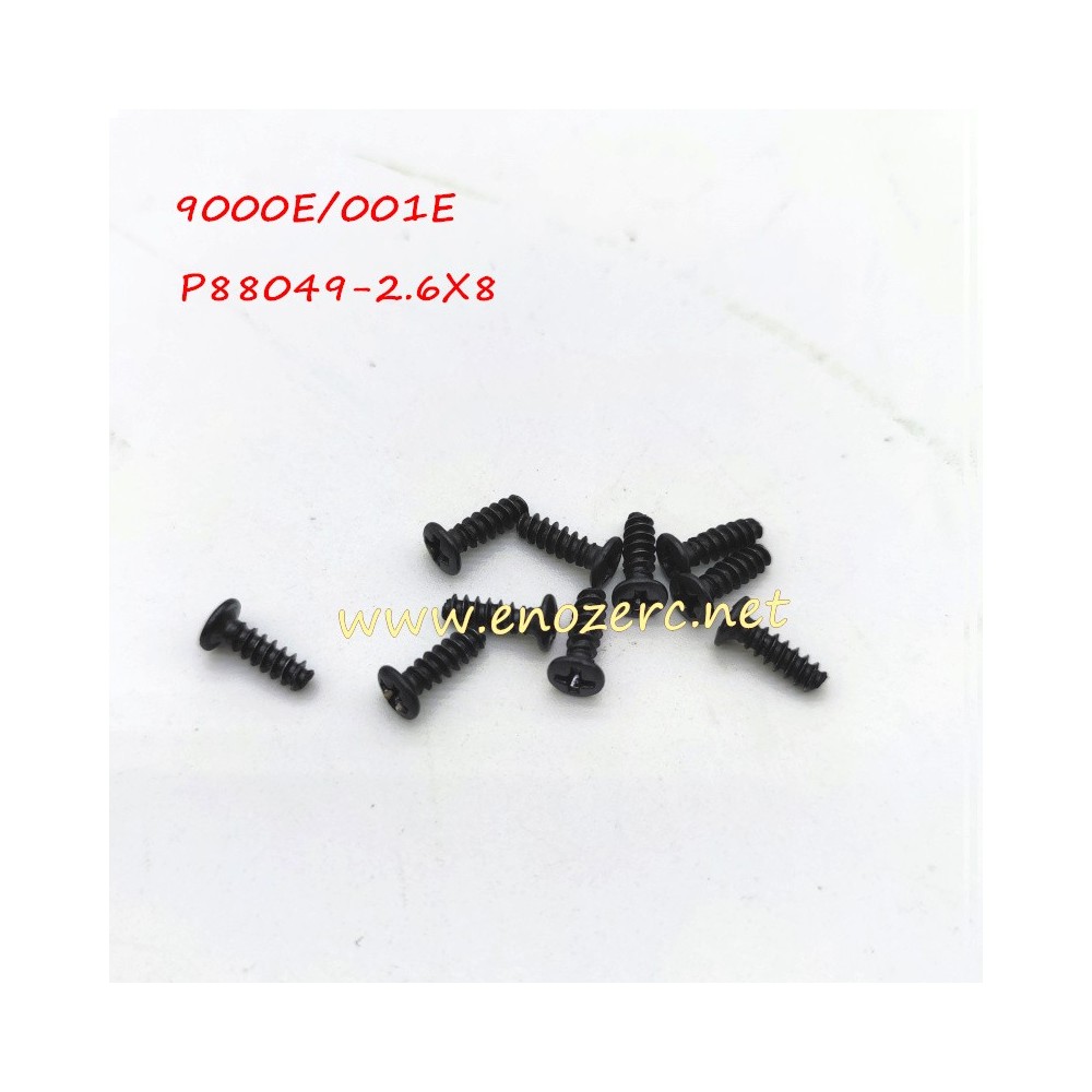 Enoze RC Car Parts 2.6X8PB Screw For 1/14 9000E 9002E 9003E 9004E 001E 002E 003E 004E Cars