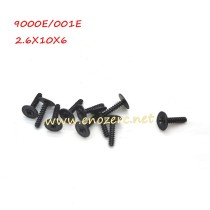 Enoze RC Car Parts 2.6X10X6 PWB Screw For 1/14 9000E 9002E 9003E 9004E 001E 002E 003E 004E Cars