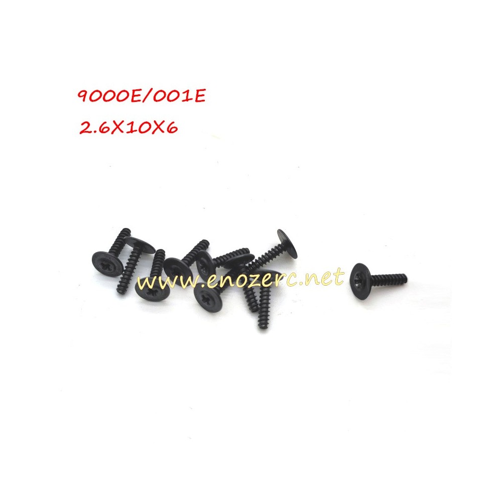 Enoze RC Car Parts 2.6X10X6 PWB Screw For 1/14 9000E 9002E 9003E 9004E 001E 002E 003E 004E Cars