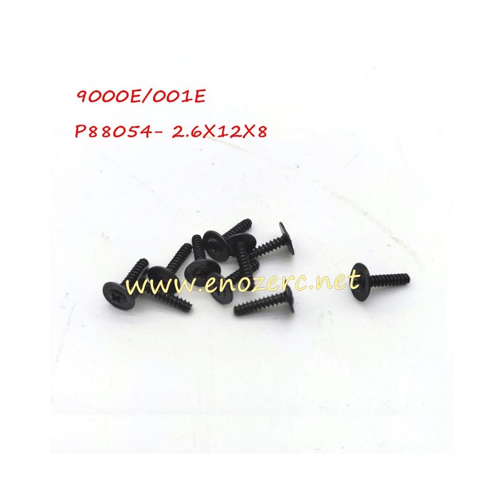 Enoze RC Car Parts 2.6X12X8 Screw For 1/14 9000E 9002E 9003E 9004E 001E 002E 003E 004E Cars