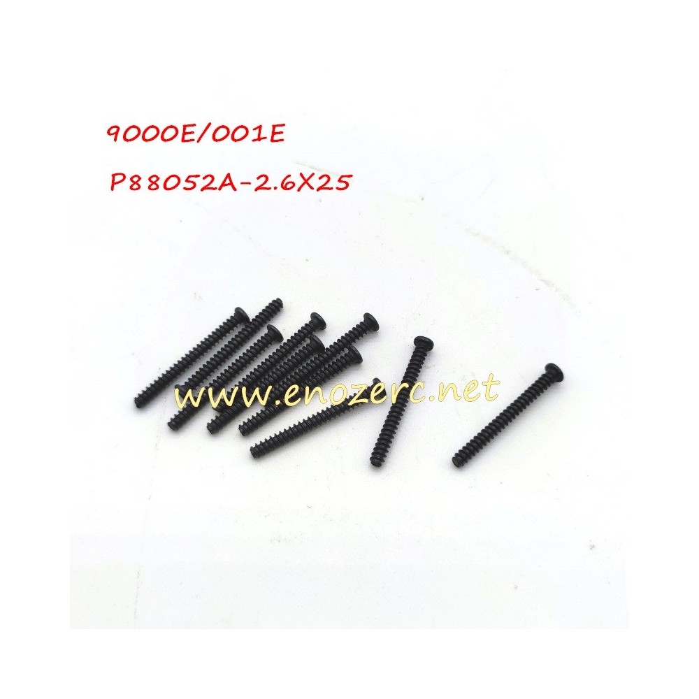 Enoze RC Car Parts 2.6X25PB Screw For 1/14 9000E 9002E 9003E 9004E 001E 002E 003E 004E Cars