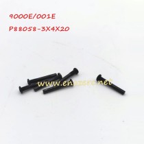 Enoze RC Car Parts 3X4X20 Screw For 1/14 9000E 9002E 9003E 9004E 001E 002E 003E 004E Cars