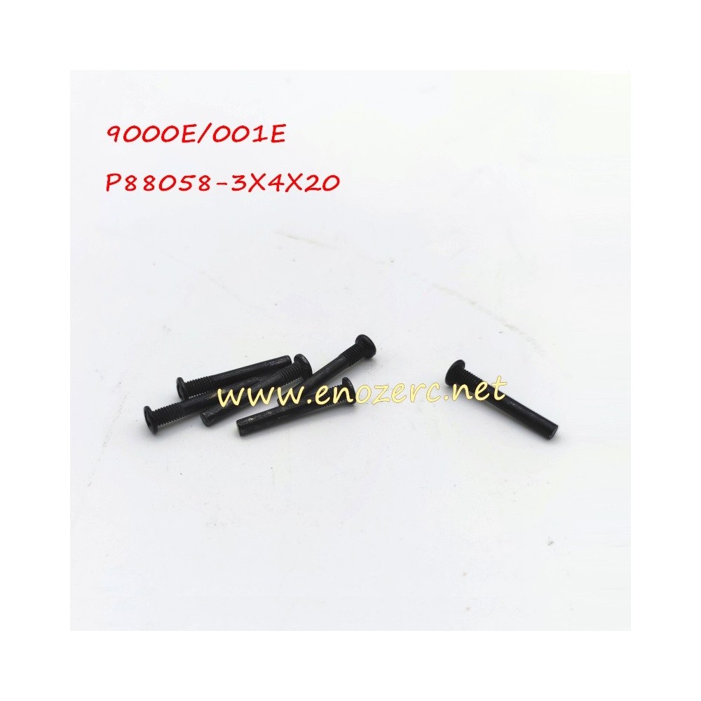 Enoze RC Car Parts 3X4X20 Screw For 1/14 9000E 9002E 9003E 9004E 001E 002E 003E 004E Cars