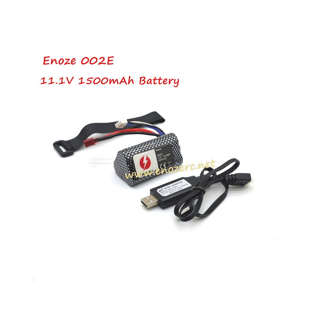 ENOZE 002E RC Car Parts 11.1V 1500mAh Battery And USB Charger