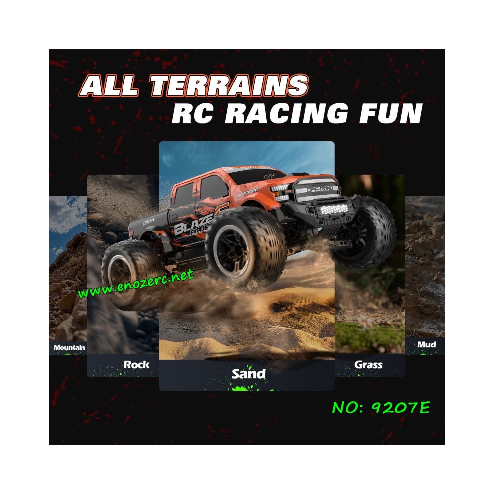 Enoze 9207E 1:10 High Speed Remote Control Truck For Adults And Kids