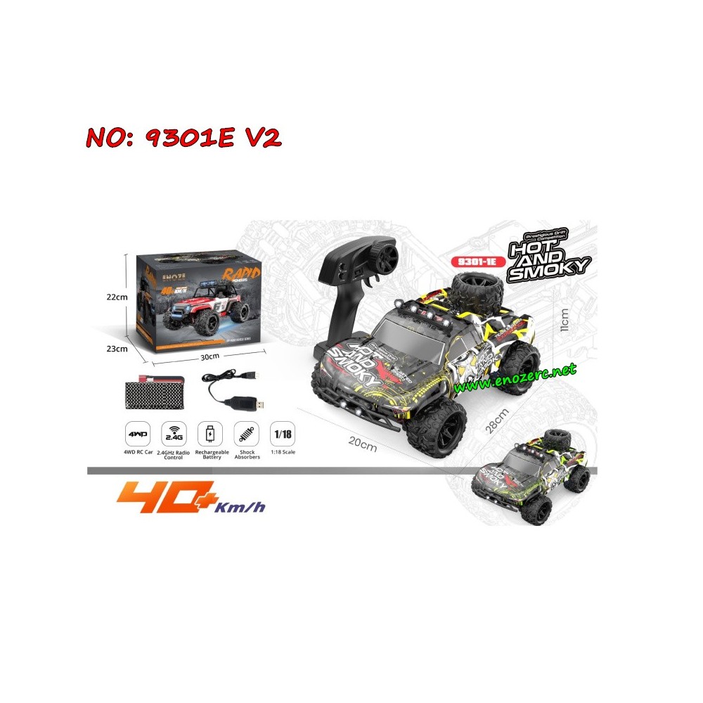 Enoze 9301E V2 1/18 RTR 2.4G 4WD Short Card Adults And Children