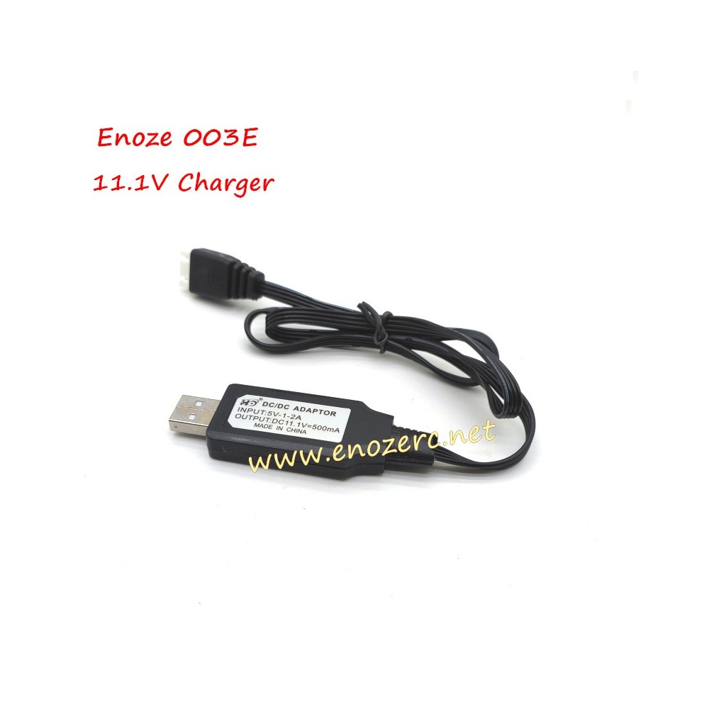 ENOZE  003E RC Car Parts 11.1V USB Charger-For 11.1V Battery