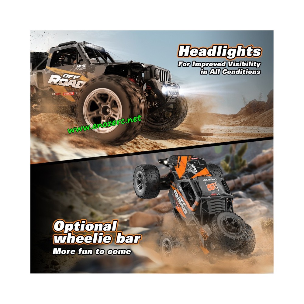 ENOZE 208E 1/10 Brushless All Terrains Off-Road RC Truck, Top Speed 60km/h