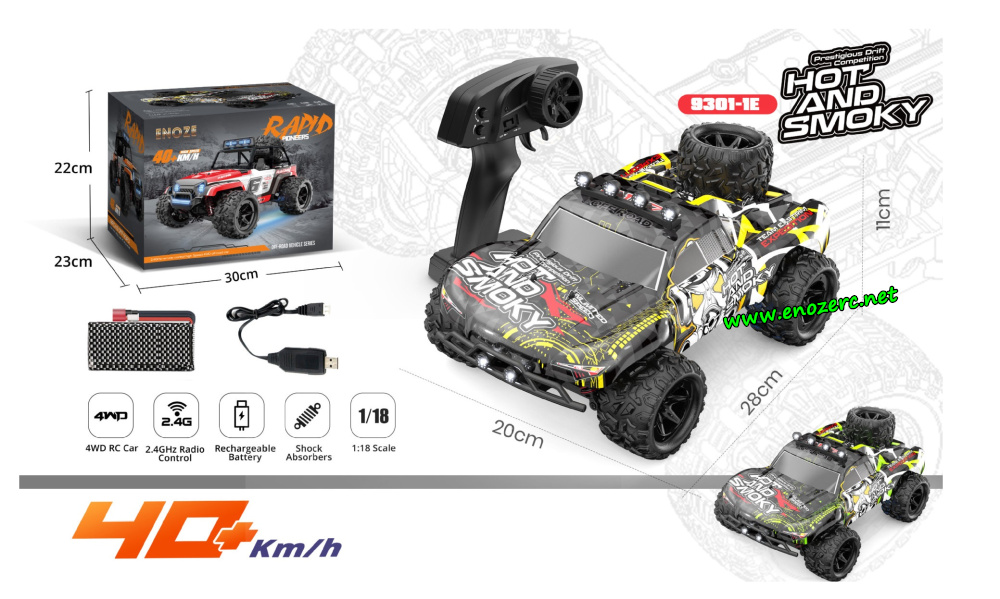 Enoze 9301E V2 rc short truck