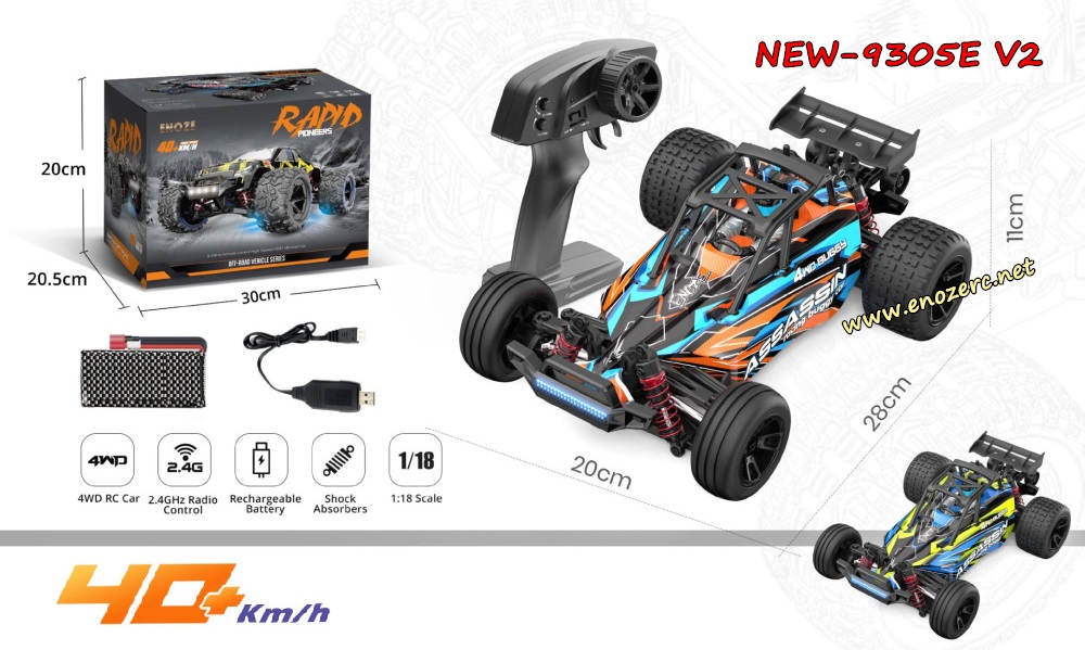 new enoze 9305e v2 high speed rc racing car